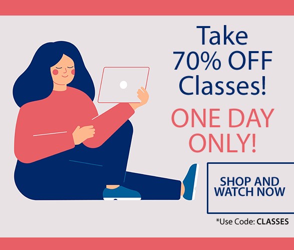 Classes are 70% OFF!